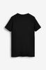 Black 3 Pack Cotton Rib T-Shirts (1.5-16yrs)