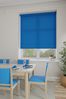 Electric Blue Asher Made To Measure Light Filtering Roller Blind