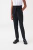 Black Senior Paperbag Waist Trousers (9-17yrs)