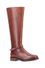 Cotswold Tan Brown Leafield Knee High Boots