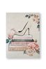 Art For The Home Pink Fashion And Flowers Canvas