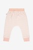 The Little Tailor Pink Yarn Dyed Stripe Jersey Slouch Pants