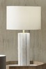 Pacific Gold Venetia Marble And Gold Metal Tall Table Lamp