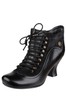 Hush Puppies Black Vivianna Lace-Up Heeled Boots