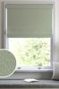 Sage Green Chenille Made to Measure Roman Blind