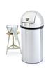 Brabantia Silver Push Bin 60L