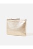 Accessorize Gold Claudia Leather Cross Body Bag
