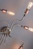Gallery Home Pewter Grey Halsy Flush Ceiling Light