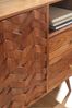 Pacific Lifestyle Sheesham Wood Honeycomb Design Sideboard