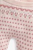 Pink Baby FairIsle Pattern Jumper And Leggings Set (0mths-2yrs)