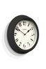 Jones Clocks Grey Venetian Blizzard Grey Wall Clock
