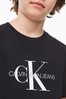 Calvin Klein Black Jeans Monogram Logo T-Shirt