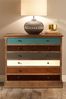 Pacific Lifestyle Pine Wood Multicoloured 6 Drawer Unit