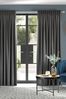 Charcoal Textured Chenille Made To Measure Curtains