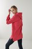 Berry Red Next Active Sports Longline Hoodie