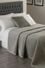 Riva Home Silver Brooklands Quilted Bedspread