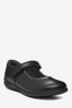 Start-Rite Black Leather Mary Jane Smart School Shoes voladoras - F Fit