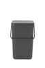 Brabantia Grey Sort And Go 25L Waste Bin