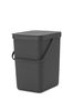 Brabantia Grey Sort And Go 25L Waste Bin