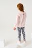 Baker by Ted Baker Pink Legging and Collar Sweater Set
