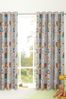 Catherine Lansfield White Woodland Adventure Reversible Lined Curtains