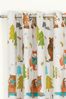 Catherine Lansfield White Woodland Adventure Reversible Lined Curtains