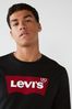 Levi's® Black Batwing Logo Long Sleeve T-Shirt
