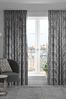 Silver Luxe Deco Geo Made To Measure Curtains
