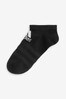 adidas Kids Black Low Trainer Socks 3 Pack