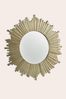 Gold Lovell Round Sunburst Mirror