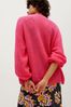 Oliver Bonas Pink Knitted Cardigan