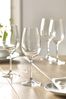 Clear Nova Crystal Wine Glasses Thinking of You