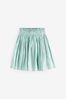 Green Metallic Skirt (3-16yrs)