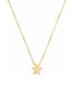 Oliver Bonas Star Gold Plated Brass Necklace
