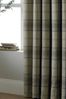 Riva Paoletti Natural Beige Aviemore Tartan Faux Wool Eyelet Curtains