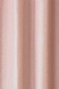 Riva Paoletti Blush Pink Atlantic Twill Woven Eyelet Curtains