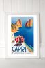 East End Prints White Capri Print