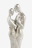 Silver Large Couple Ornament