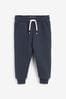 Blue/Grey/Navy 3 Pack Soft Touch Joggers (3mths-7yrs)