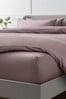 Fig Purple Collection Luxe 400 Thread Count Deep Fitted 100% Egyptian Cotton Sateen Deep Fitted Sheet