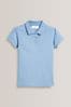 Blue 2 Pack Cotton Short Sleeve Polo Shirts (3-16yrs)