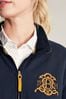 Joules Blue Burghley 1/4 Zip Quilted Sweatshirt