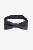 Navy Silk Bow Tie (1-16yrs)