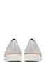 Pavers Silver Ladies Wide Fit Lightweight Casual Slip-On Shoes