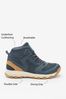 Navy Blue Water Resistant Walking Boots