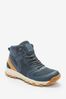 Navy Blue Water Resistant Walking Boots
