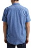 Esprit Blue Linen/Organic Cotton Short Sleeved Shirt