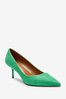 Green Regular/Wide Fit Forever Comfort® Asymmetric Kitten Court Shoes