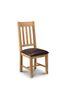 Julian Bowen Set of 2 Wood Astoria Dining Chairs