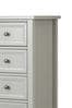 Julian Bowen Grey Maine 5 Drawer Tall Chest